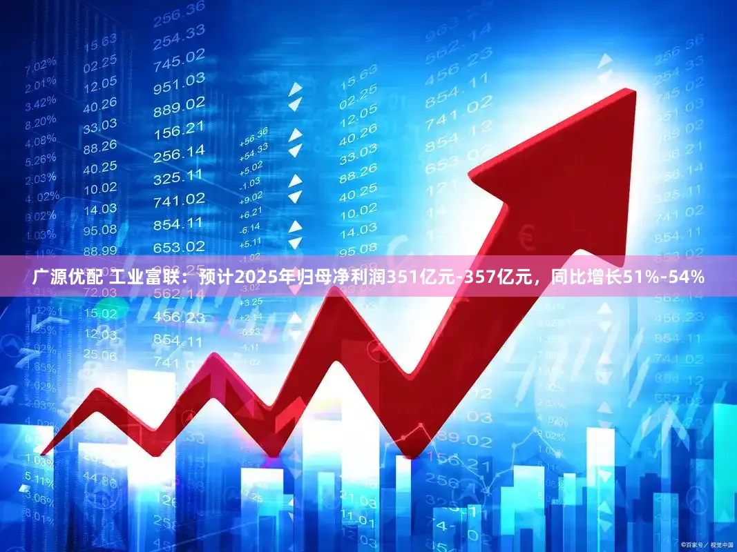 广源优配 工业富联：预计2025年归母净利润351亿元-357亿元，同比增长51%-54%