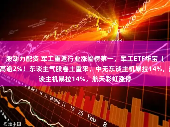 股动力配资 军工重返行业涨幅榜第一，军工ETF华宝（512810）冲高逾2%！东谈主气股卷土重来，中无东谈主机暴拉14%，航天彩虹涨停