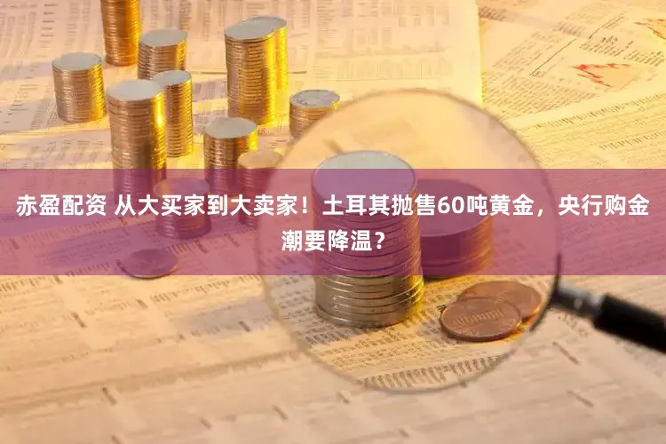 赤盈配资 从大买家到大卖家!土耳其抛售60吨黄金,央行购金潮要降温?