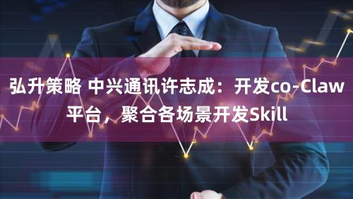 弘升策略 中兴通讯许志成：开发co-Claw平台，聚合各场景开发Skill