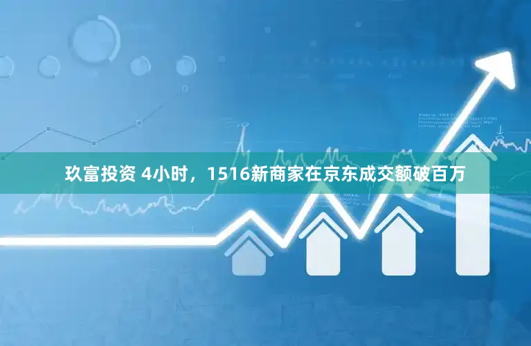 玖富投资 4小时，1516新商家在京东成交额破百万